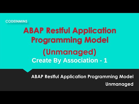 Part 7: Unmanaged ABAP RESTful Application Programming Model (RAP) - Create By Association