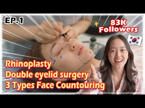 EP.1 Plastic Surgery in Korea [Rhinoplasty, Double eyelid, Facial Contouring]