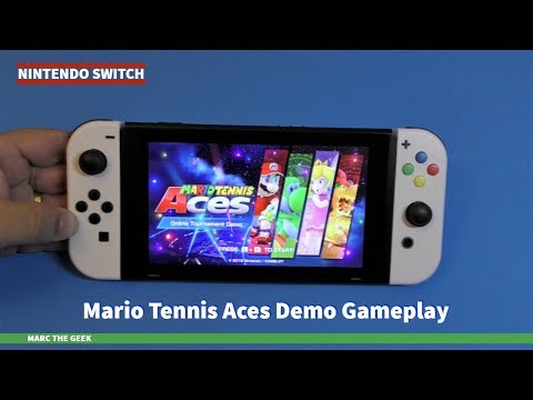 Mario Tennis Aces Demo Gameplay