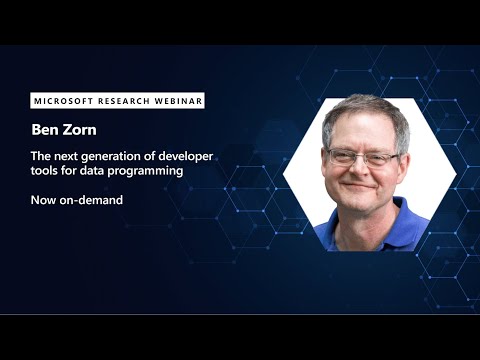 The next generation of developer tools for data programming