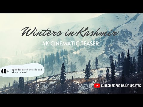 Explore Kashmir in Winter | Stunning 4K Cinematic Journey | Episode 1: Srinagar, Gulmarg & More