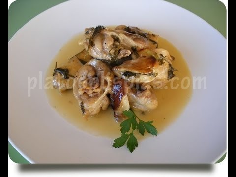 Pollo al ajillo