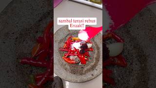 Download lagu sambal terasi enak, cara bikin sambal terasi, sambal terasi rebus #cooking #masakancepat #terasi mp3