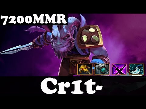 Dota 2 - Cr1t- 7200 MMR Plays Riki vol 2 - Ranked Match Gameplay