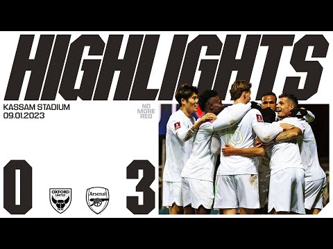 HIGHLIGHTS | Oxford United vs Arsenal (0-3) | Elneny and Nketiah (2) score, Vieira impresses!