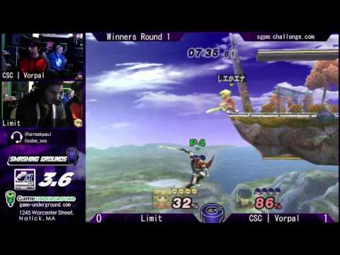 SG at GU 9.5: Project M 3.6 - Limit (Toon Link) vs CSC | Vorpal (Ike)