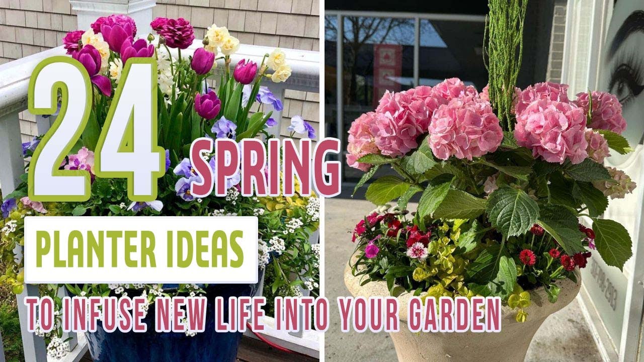 24 Spring Planter Ideas To Infuse New Life Into Your Garden