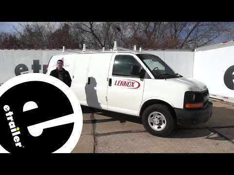 etrailer | Installing the Buyers Products Van Ladder Rack on your 2015 Chevrolet Express Van