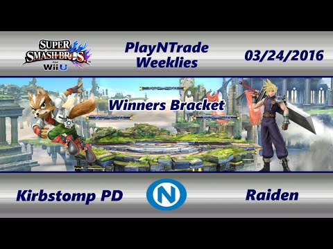 PnT 03/24/16 - Kirbstomp PD (Fox) vs. Raiden (Cloud) - Winners - SSB4