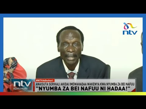 Nixon Kukubo aisuta serikali kwa ahadi hewa haswa nyumba za bei nafuu