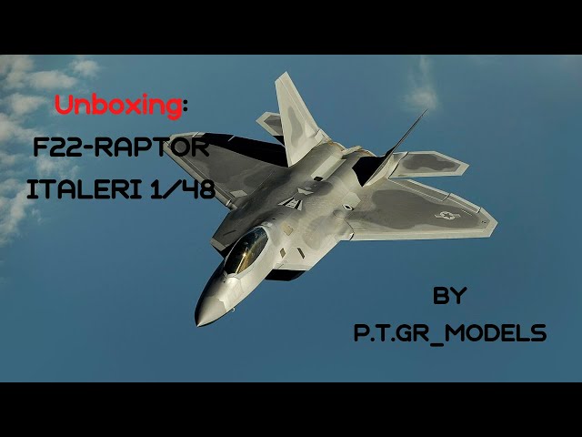 Vídeo relacionado con Italeri 2822 1:48 US F - 22A Raptor - modelismo, Kit, Modelo de Suelo, Hobby, Pegado, Kit de plástico, detallado, Grey, IT2822