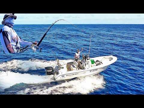 Tackling the ANGRIEST fish in the ocean 60km Offshore…. SOLO!
