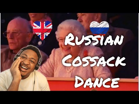 The Queen is enjoying the Russian Cossack Dance Group's stunning performance Reaction