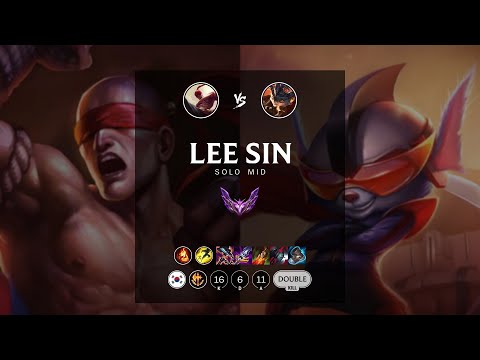Lee Sin Mid vs Rumble - KR Master Patch 12.13