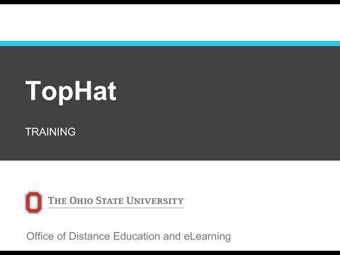 TopHat Training Video