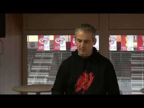 Tisková konference po utkání se Zlínem (Daniel Tvrzník, Zdeněk Sedlák st.)