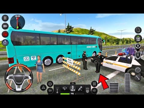 Modern Offroad uphill bus simulator