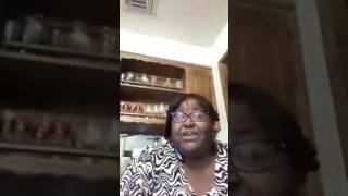 Cover art for black church lady playing tambourine