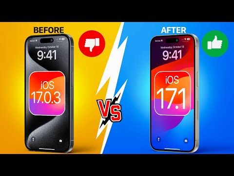 iOS 17.1 vs iOS 17.0.3