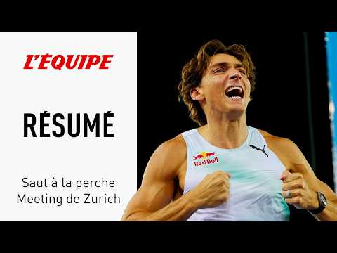 Saut à la perche - Un meeting HISTORIQUE ! Duplantis et Karalis se livrent un duel XXL à Zurich