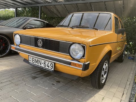 Volkswagen Golf 1 1.1 L - 1976 Marinogelb Originalzustand vollständig restauriert Sammlerstück VW