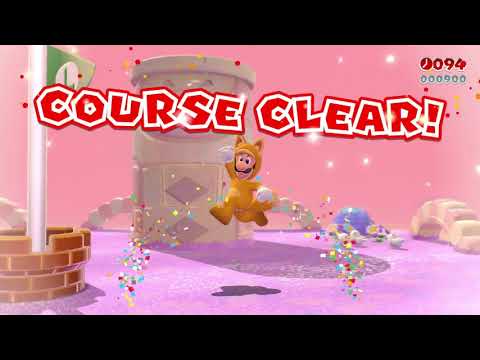 Super Mario 3D World (Switch) 3-4 Speedrun - Time: 6 (Former WR)