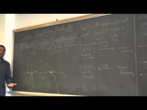 Math 209 Lecture 7 - Qualitative Methods for solving ODEs