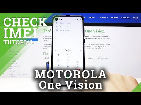 How to Check IMEI Number in Motorola One Vision - Locate Serial Number