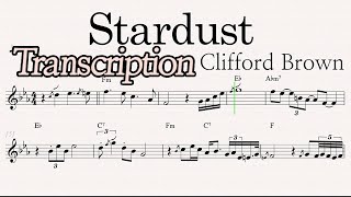 Stardust - Clifford Brown (Transcription)
