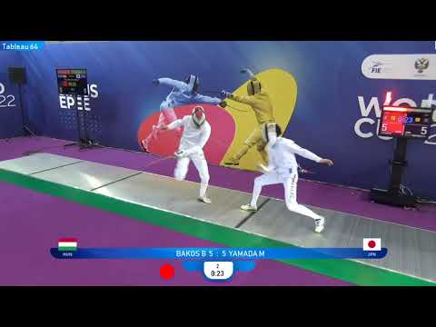 Sirius Epee 2022, ME Ind T64 Yamada JPN - Bakos HUN