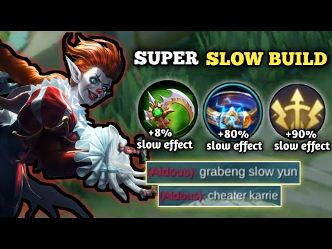 KARRIE SUPER SLOW BUILD😱 (MUST TRY!) | KARRIE NEW BEST BUILD 2023