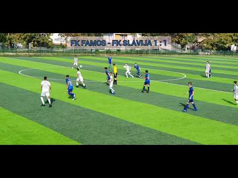 PIONIRI 2008/09 "4. KOLO OMLADINSKE LIGE FSKS GRUPA A"  FK FAMOS - FK SLAVIJA 1 : 3 Subota 08.10.'22