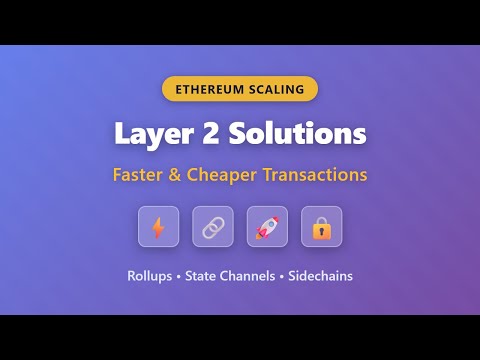 Layer 2 Solutions Explained: Scale Ethereum with Rollups, State Channels & Sidechains