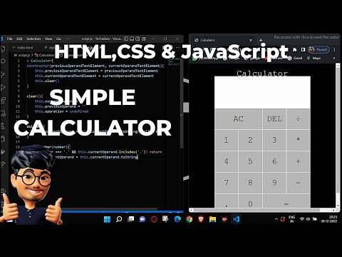 Coding A Calculator App Using Html Css Javascript Asmr Programming No Talking
