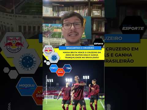 RB BRAGANTINO VENCE O CRUZEIRO EM JOGO DE SEIS GOLS PELO BRASILEIRÃO!