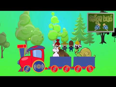 Csiga Duó Gyermekzenekar - Csigavonat  (gyerekdal, gyerekzene)