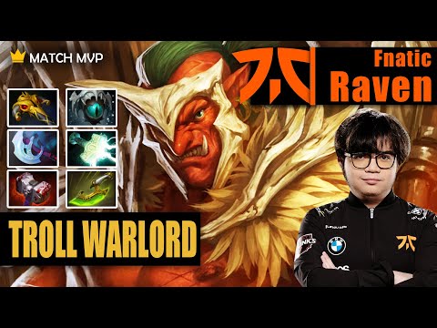 Troll Warlord Safelane | Fnatic.Raven | TROLL BROKEN MJOLLNIR BUILD | 7.31c Gameplay Highlights