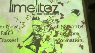 Interactive Floor in Shopping mall. Butterfly effect.