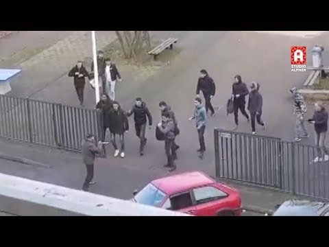 Verwarde man bedreigt leerlingen Scala College met grote messen