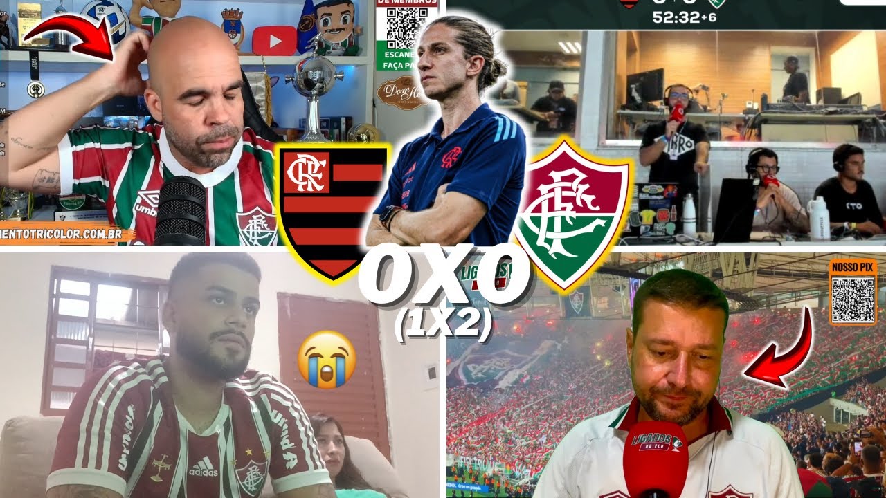 REAÇÕES DOS TRICOLORES E TRISTEZA TOTAL- FLAMENGO CAMPEÃO CARIOCA 2025- FLAMENGO 0X0 FLUMINENSE