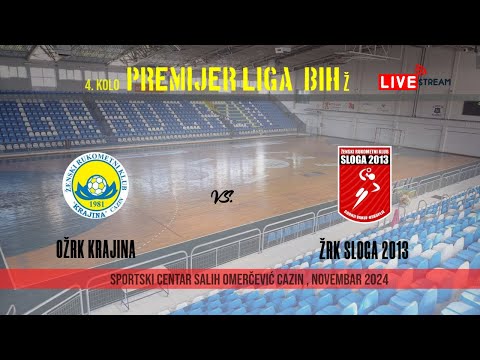 UŽIVO: OŽRK Krajina - ŽRK Sloga 2013 - 4. kolo Premijer lige BiH ž