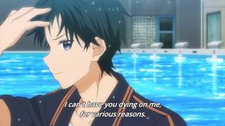 Masamune-kun - Girls not believing words (pool scene)