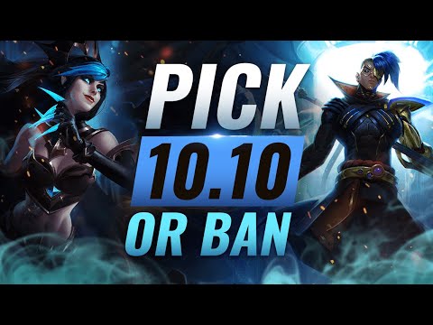OP PICK or BAN: BEST Builds For EVERY Role - League of Legends Patch 10.10