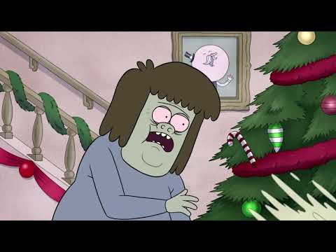 Regular Show - Muscle Man Opens His Gift | White Elephant Gift Exchange