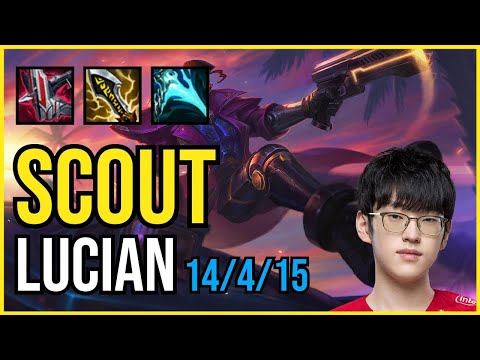 SCOUT - LUCIAN vs TALON Mid - KR Challenger - Patch 11.4