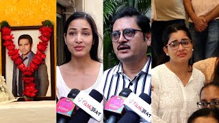 Bhabi Ji co stars Vidisha Srivastava Shubhangi Atre get emotional at Deepesh Bhans prayer meet