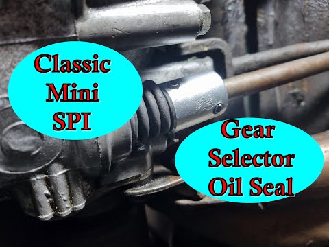 Classic Mini Restoration: SPI Gear selector Rod Oil Seal Replacement