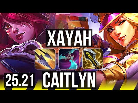 XAYAH & Rakan vs CAITLYN & Lux (ADC) | KR Diamond | 25.21