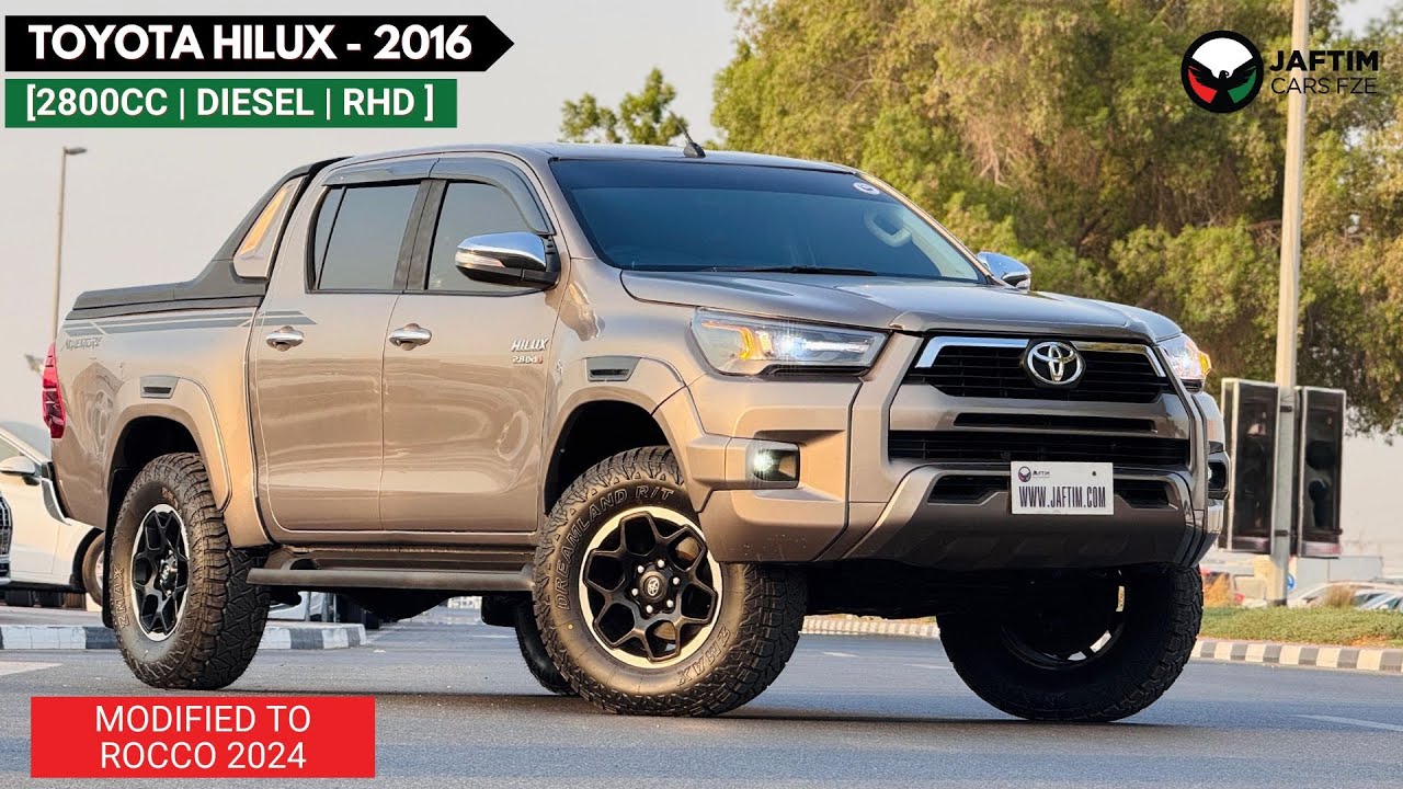 Toyota Hilux MODIFIED TO ROCCO 2024 | PUSH START | 2.8L DIESEL ENGINE | AUTOMATIC TRANSMISSION | RHD video
