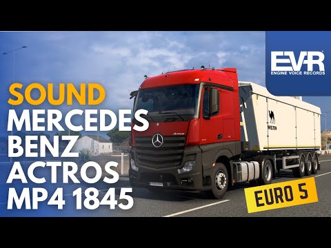 Sound Mercedes Benz Actros MP4 1845 Euro5 2012 Engine Voice Records